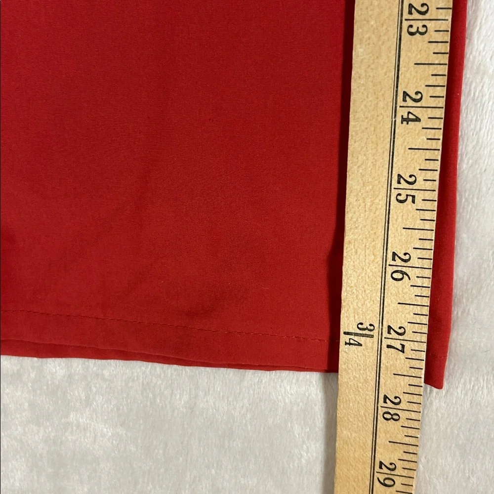 Athleta current red/rust savannah wide leg jumpsuit size 4 - Picture 10 of 12